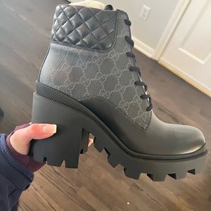 Gucci combat boots SOLD